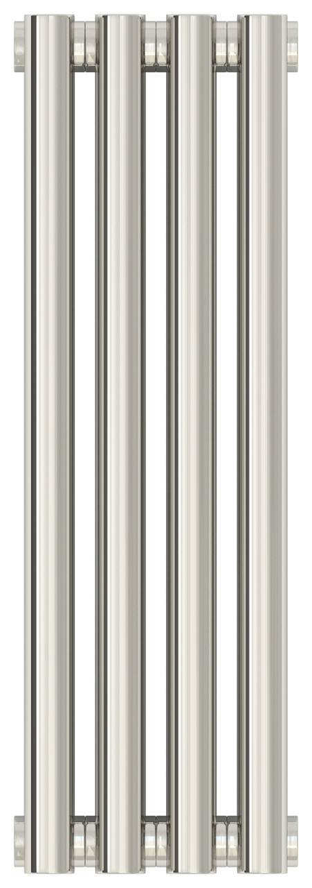 Радиатор стальной Сунержа Эстет-0 500х180 4 секции, однорядный универсальный, зеркально полированная нержавеющая сталь