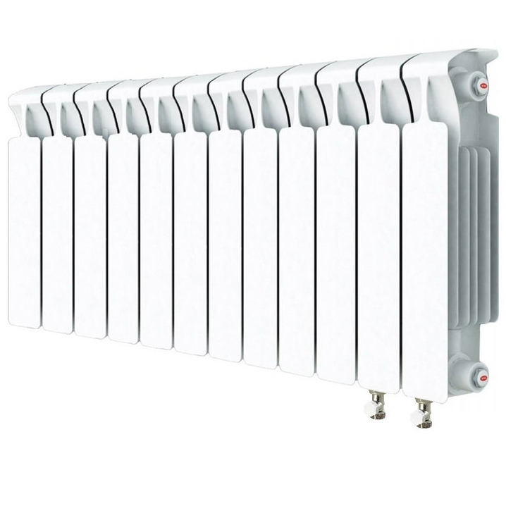 Радиатор биметаллический Rifar Monolit Ventil 500, 12 секций, нижнее подключение правое