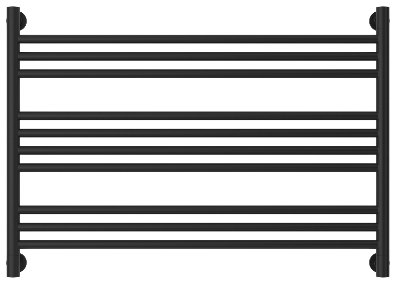 Полотенцесушитель водяной Сунержа Богема L 600х900 подключение универсальное, черный матовый