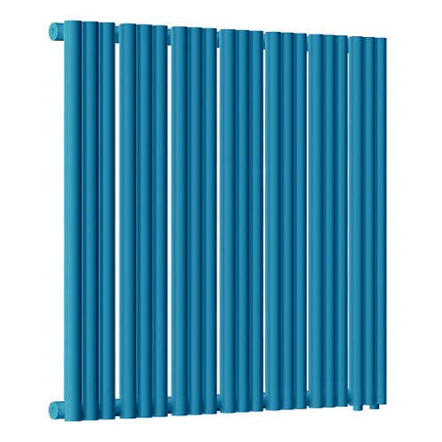 Радиатор стальной Empatiko Takt R1-832-500 Dreamy Blue 832x536 21 секция, вертикальный 1-трубчатый, нижнее правое подключение, синий (Dreamy Blue)