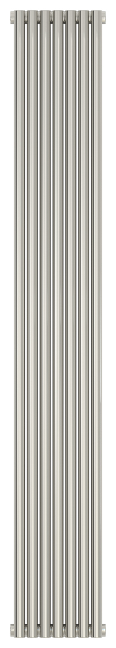 Радиатор стальной Сунержа Эстет-11 1800х315 7 секций, двухрядный универсальный, зеркально полированная нержавеющая сталь