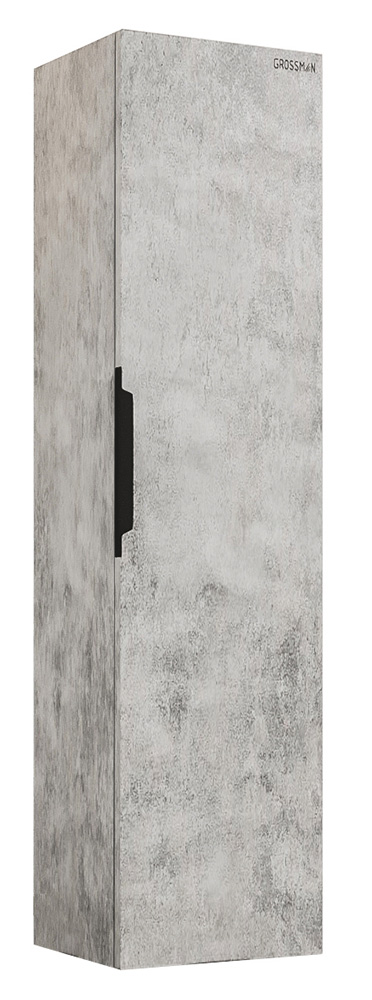 Шкаф-пенал подвесной Grossman Кросс 30, бетон