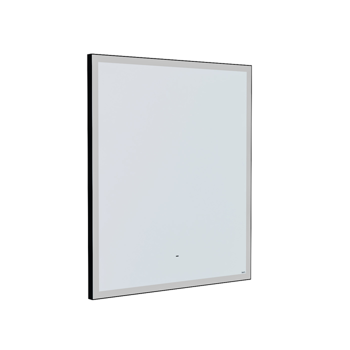 Зеркало Iddis Slide SLI6000i98 60x70, светодиодная подсветка, бесконтактный сенсор, термообогрев, алюминий / черный, черный