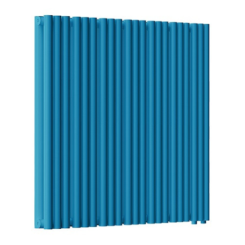 Радиатор стальной Empatiko Takt LR2-832-500 Night Blue 832x536 42 секции, вертикальный 2-трубчатый, нижнее подключение, синий вечерний