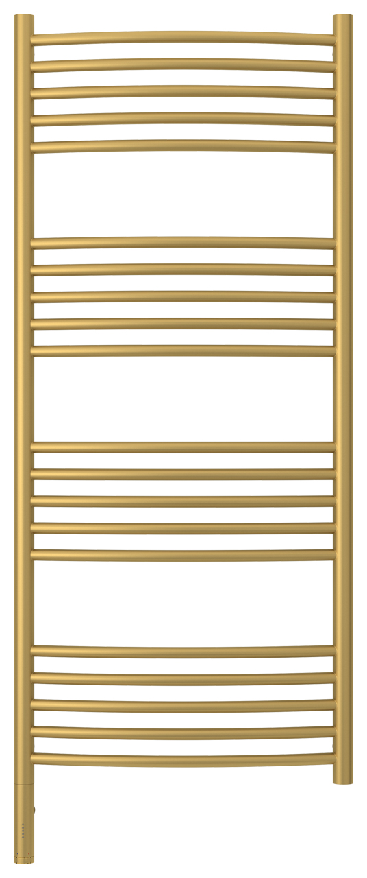 Полотенцесушитель электрический Сунержа Богема 3.0 выгнутая 1200х500  МЭМ левый, золото матовый