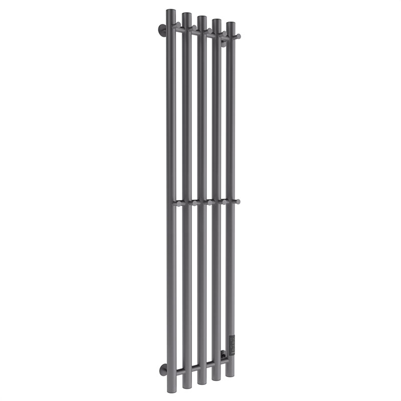 Полотенцесушитель электрический Melodia Blues Electro Ferrum 100x33 П6, 12 крючков, графит