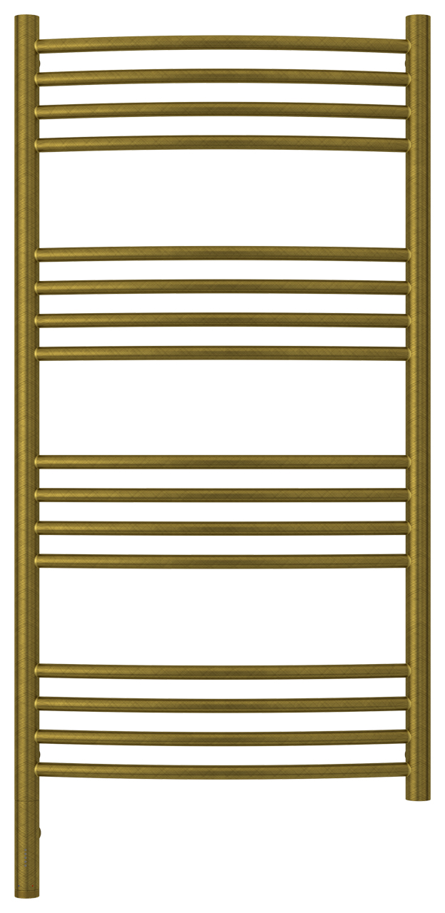 Полотенцесушитель электрический Сунержа Богема 3.0 выгнутая 1000х500  МЭМ левый, состаренная бронза