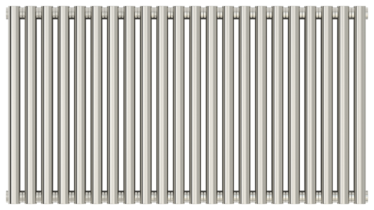 Радиатор стальной Сунержа Эстет-00 500х990 22 секции, двухрядный универсальный, зеркально полированная нержавеющая сталь