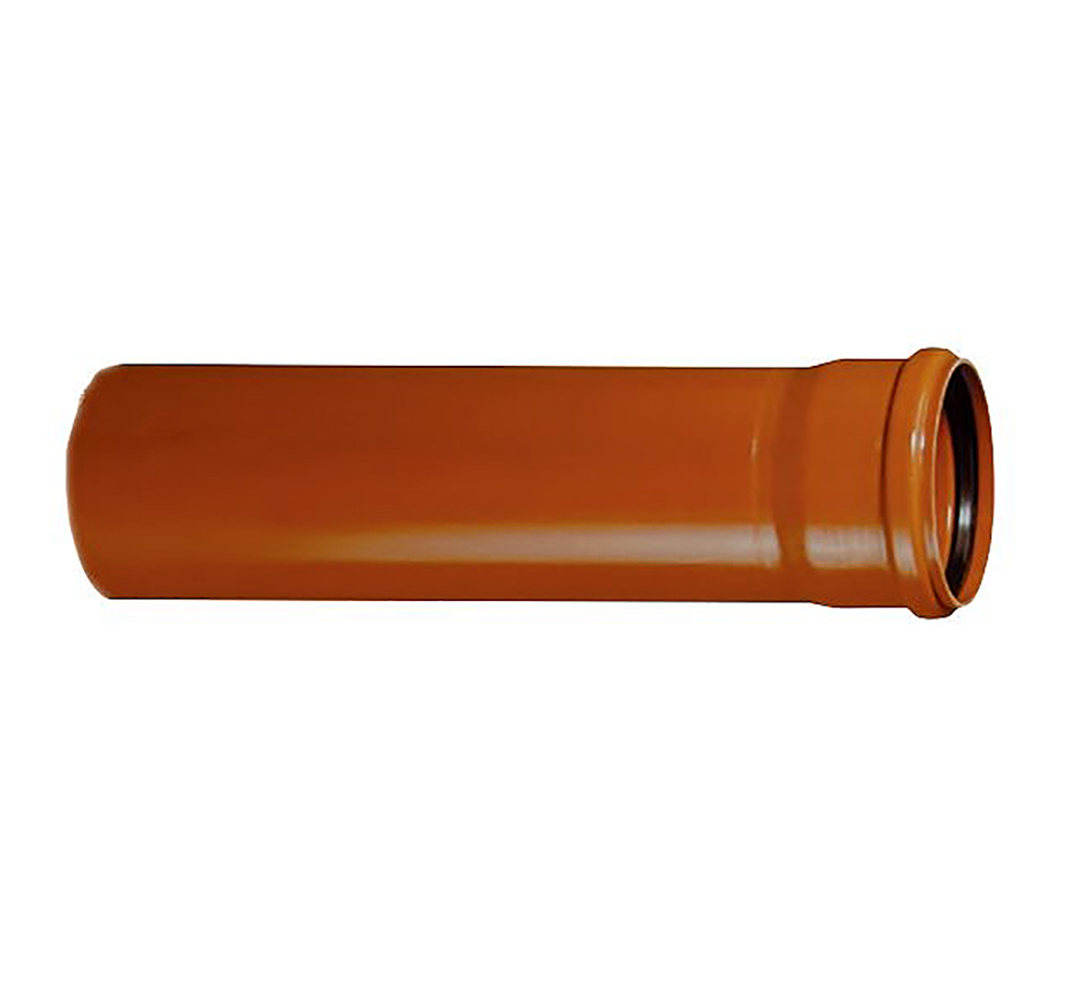 Труба канализационная Синикон 110x3,2x500 мм наружная, НПВХ