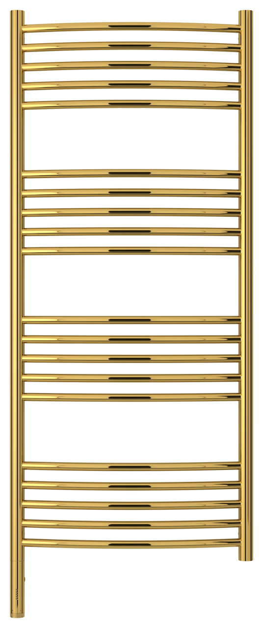 Полотенцесушитель электрический Сунержа Богема 3.0 выгнутая 1200х500  МЭМ левый, золото