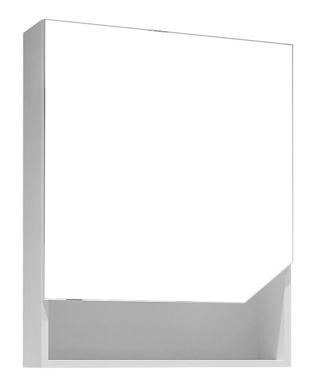 Шкаф зеркальный Grossman Инлайн 60, левый, белый