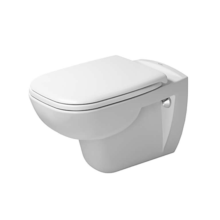 Унитаз подвесной Duravit D-Code Set 45700900A1 Rimless с сиденьем с микролифтом, белый