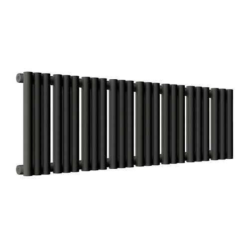 Радиатор стальной Empatiko Takt S1-952-200 Confident Black 952x236 24 секции, вертикальный 1-трубчатый, боковое подключение, черный (Confident Black)