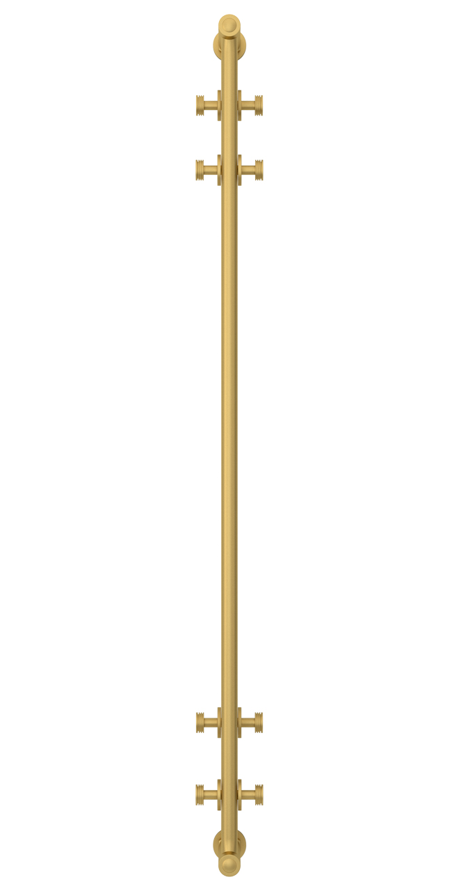 Полотенцесушитель водяной Сунержа Хорда 1200х195 подключение вертикальное / горизонтальное, золото матовое