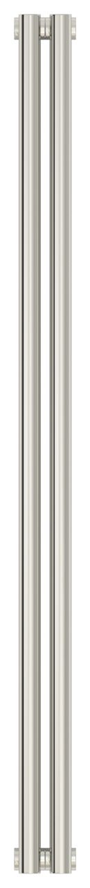 Радиатор стальной Сунержа Эстет-1 1200х90 2 секции, однорядный универсальный, муар темный титан