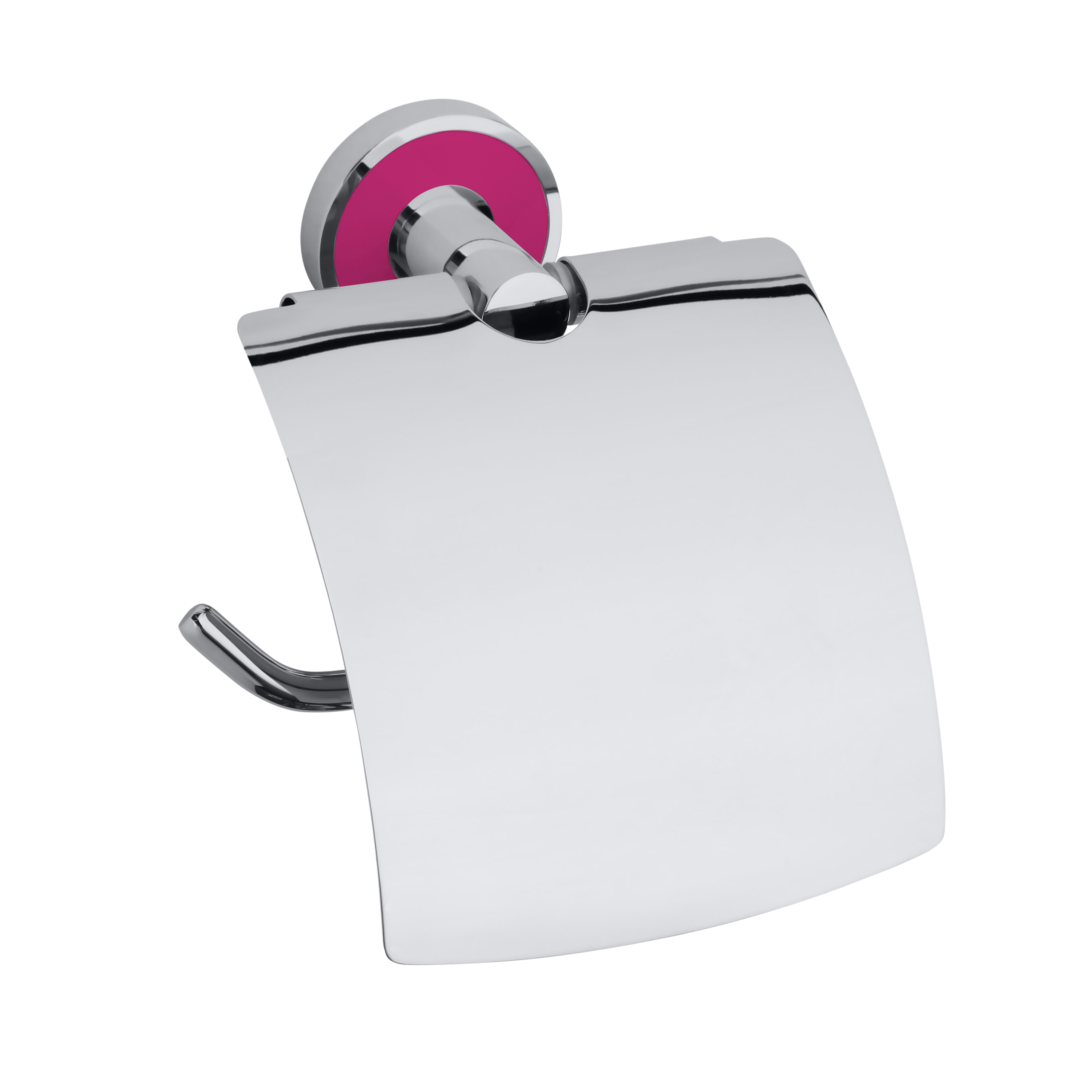 Держатель туалетной бумаги Bemeta Trend-I 104112018f закрытый, розовый