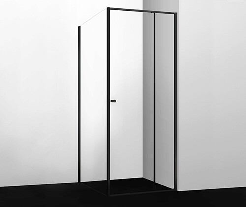 Душевой уголок Wasserkraft Dill 61S19 100x100x200, стекло прозрачное / профиль черный