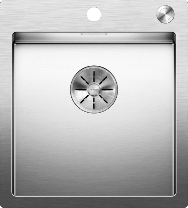 Мойка кухонная Blanco Claron 400-IF/А клапан-автомат, сталь / зеркальная полировка
