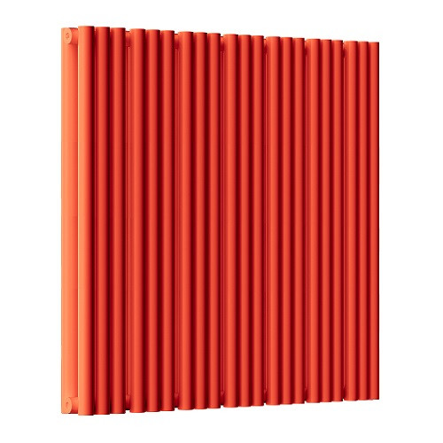 Радиатор стальной Empatiko Takt S2-832-500 Scarlet Red 832x536 42 секции, вертикальный 2-трубчатый, боковое подключение, красный рябиновый