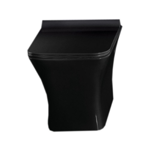 Унитаз подвесной CeramaLux TR2024-18 сиденье микролифт, черный