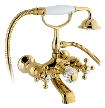 Смеситель Timo Nelson 1914Y для ванны с душем, золото
