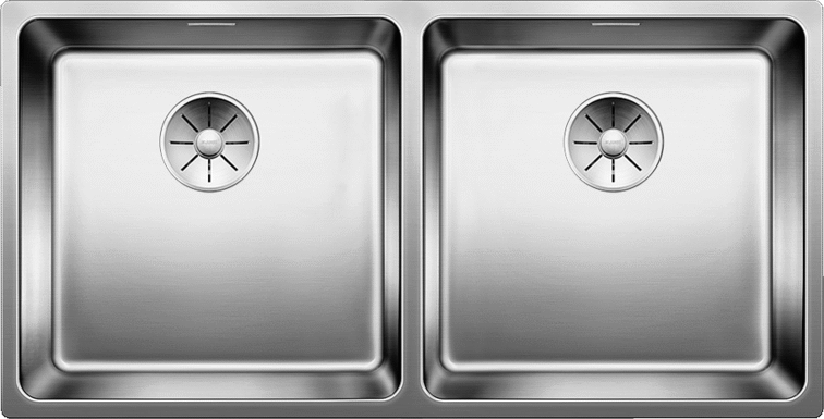 Мойка кухонная Blanco Andano 400/400-IF с отводной арматурой, сталь / зеркальная полировка