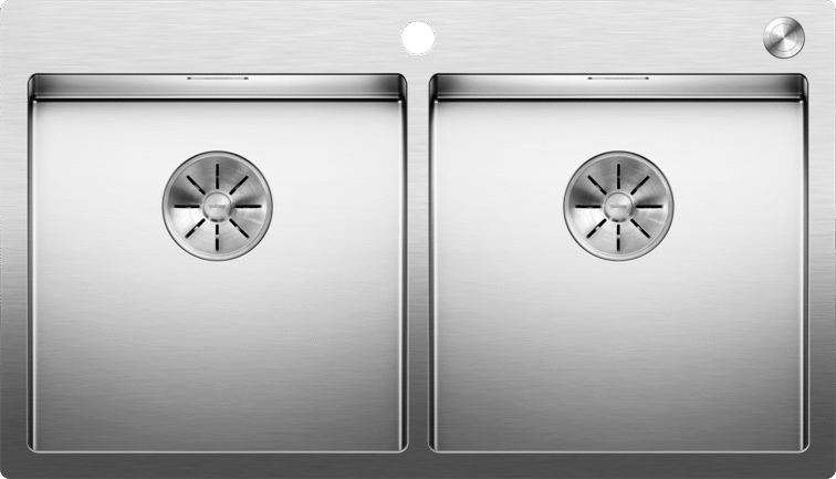 Мойка кухонная Blanco Claron 400/400-IF/А клапан-автомат, сталь / зеркальная полировка