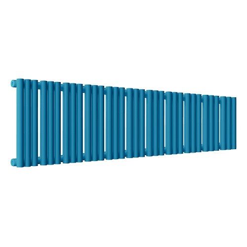Радиатор стальной Empatiko Takt S1-1312-200 Dreamy Blue 1312x236 33 секции, вертикальный 1-трубчатый, боковое подключение, синий (Dreamy Blue)