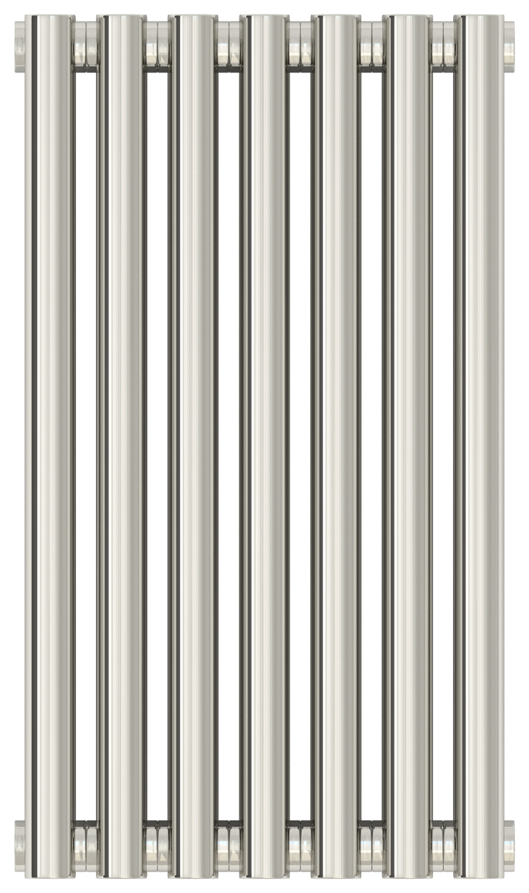Радиатор стальной Сунержа Эстет-11 500х315 7 секций, двухрядный универсальный, зеркально полированная нержавеющая сталь