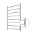 Полотенцесушитель электрический Melodia Classica Electro 50x80 П8, сухой ТЭН, 99Вт, встроенный диммер, белый матовый