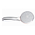 Ручной душ Melodia MKP20551/ MKP20551BL 1-функциональный, D100мм, хром
