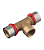 Тройник Tiemme ВР 32x1/2"x32 пресс, 1650125