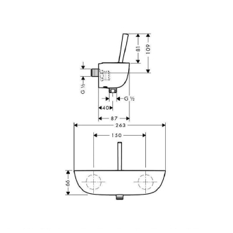 SMESITEL_DLYA_DUSHA_HANSGROHE_PURAVIDA_15672000_MONTAZHNAYA_SKHEMA_1