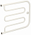 Полотенцесушитель водяной Сунержа Лира+ 500х650 подключение вертикальное, белый матовый