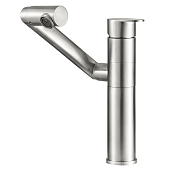 Смеситель Melodia Perfetto MDV30202ss для кухни, с регулируемым по высоте изливом, полированная нержавеющая сталь