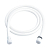 Душевой шланг Lemark LE8026P-White 150 см, с функцией вращения лейки без перекручивания (Turn-Free), белый матовый