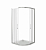 Душевой уголок Good Door Latte R-100-G-WE профиль анодированый алюминий, стекло матовое