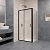 Душевой уголок RGW Passage PA-74B (PA-14B + Z-050-2B) 100x180x195 см, без поддона, стекло прозрачное, профиль черный