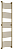 Полотенцесушитель водяной Сунержа Богема+ прямая 1900х500 подключение универсальное, состаренная бронза