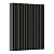 Радиатор стальной Empatiko Takt S2-712-500 Confident Black 712x536 36 секций, вертикальный 2-трубчатый, боковое подключение, черный (Confident Black)