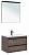 Комплект мебели для ванной комнаты Aquanet Lino 80, дуб веллингтон