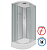 Душевая кабина Niagara NG-33094R 100x90 см, правая, стекло матовое / профиль хром