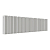 Радиатор стальной Empatiko Takt S2-1312-200 Cozy grey 1312x236 33 секции, вертикальный 2-трубчатый, боковое подключение, серый (Cozy grey)