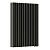 Радиатор стальной Empatiko Takt LR2-592-500 Confident Black 592x536 30 секций, вертикальный 2-трубчатый, нижнее подключение, черный (Confident Black)