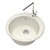 Мойка кухонная Santegro SZ030-475/Q7 круглая, D475 мм, хлопок матовый