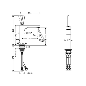 SMESITEL_DLYA_RAKOVINY_AXOR_CITTERIO_39031000_MONTAZHNAYA_SKHEMA_1