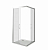 Душевой уголок Good Door Latte CR-80-C-WE профиль анодированый алюминий, стекло прозрачное