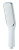 Ручной душ Melodia MKP26101_wt 1-функциональный, 130х55мм, L240мм, белый / серый