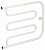 Полотенцесушитель водяной Сунержа Лира+ 500х650 подключение вертикальное, белый