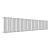 Радиатор стальной Empatiko Takt S1-1432-200 Mild White 1432x236 36 секций, вертикальный 1-трубчатый, боковое подключение, мягкий белый (Mild White)